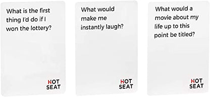 HOT SEAT Party Game - The Family Card Game That's All About You - for Kids,Teens, College Students, Adults + Families - Perfect Christmas White Elephant Gifts, Stocking Stuffers + Board Games Night