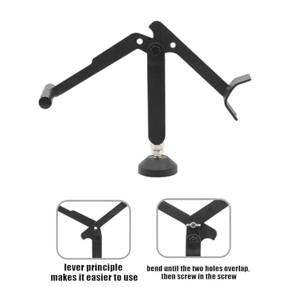 Motorcycle Stand Lift Foldable Wheel Lifting Frame | Foldable Motorcycle Lift Stand for Motorbike Bicycle Dirt Bike Parking Repair Maintenance Cleaning