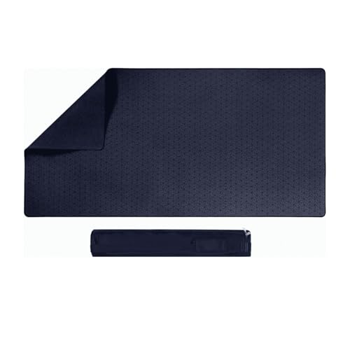 TCG Game Mat for MTG Table Top Board Game Playmat for Card Gaming RPG, Dice Games, Water Resistant with Carry Storage Case 24 x 48 Inches -Blue