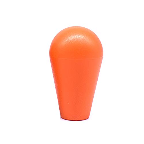 Arcity Arcade Joystick Bat Oval Top Handle Knob American Type Replacement Orange for ZIPPY SANWA SEIMITSU Arcade1up Fight Stick Machine Console Cabinet New - color: Orange