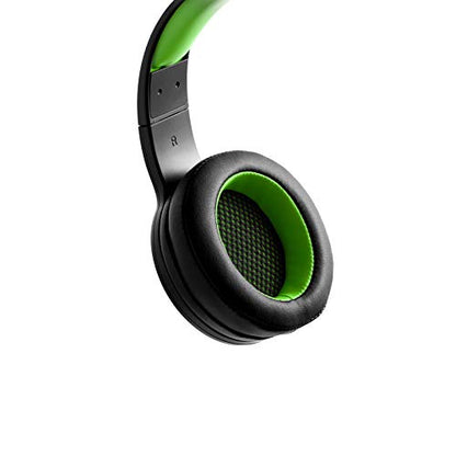 Edifier G4 USB Gaming Headset with Virtual 7.1 Surround Sound, Retractable Boom Microphone, LED Lights Mesh Open Back Adjustable Video Games for PC, Laptop, desktops - Green