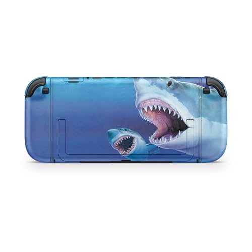 Gaming Skin Compatible with Nintendo Switch 2 Console Only - Great Whites - Premium 3M Vinyl Protective Wrap Decal Cover - Easy to Apply | Crafted in The USA by MightySkins - color: Great Whites, size: Switch 2 Console Skin Only, style: Matte Finish