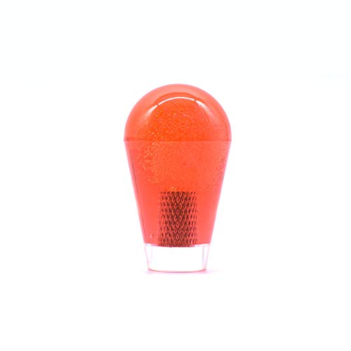Arcity Arcade Joystick Bat Oval Top Handle Knob American Type Replacement Crystal Red for ZIPPY SANWA SEIMITSU Arcade1up Fight Stick Machine Console Cabinet New - color: Crystal Red