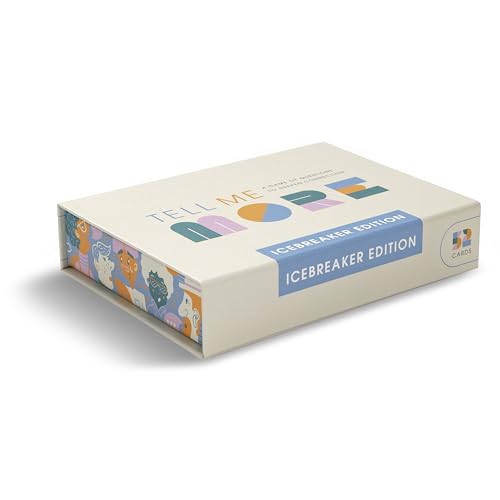 Compendium Tell Me More: Icebreaker Edition – A Conversation-Starter Game of 52 Questions to Deepen Connections - color: Icebreaker Edition