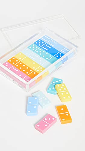 Women's Tizo Lucite Multi Color Domino Set
