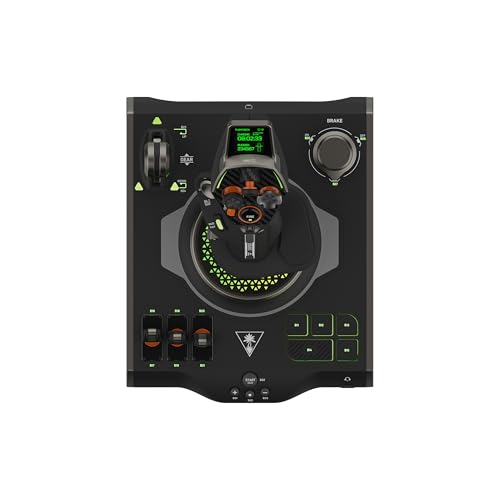 Turtle Beach VelocityOne Flightdeck Universal HOTAS Simulation System - PC | Windows 10 & 11 PCs, Joystick & Throttle for Air & Space Combat Simulation, Touch Display, 139 Mappable Controls, Black - style: Universal HOTAS Simulation System