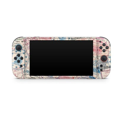 Glossy Glitter Gaming Skin Compatible with Nintendo Switch 2 Console Only - Ive Been Everywhere - Premium 3M Vinyl Protective Wrap Decal Cover - Easy to Apply | Crafted in The USA by MightySkins - color: Ive Been Everywhere, size: Switch 2 Console Skin On