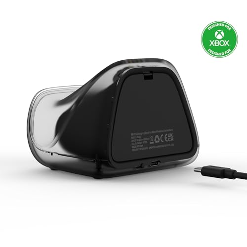 8BitDo Charging Dock for Xbox Wireless Controllers, Xbox Charging Station with Magnetic Secure Charging for Xbox Series X|S and Xbox One Controller - Officially Licensed (Black) | Officially licensed, Xbox Series X|S and Xbox One wireless controllers,1100