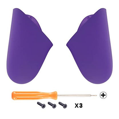 eXtremeRate Purple Replacement Handle Grips for Nintendo Switch Pro Controller, Soft Touch DIY Hand Grip Shell for Nintendo Switch Pro - Controller NOT Included - color: Purple