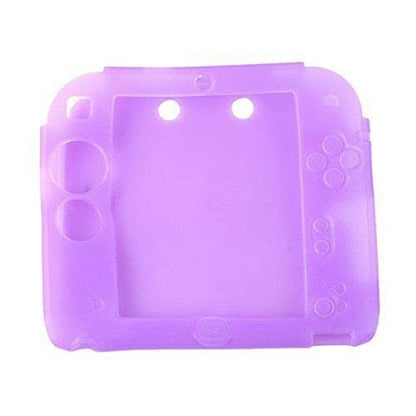 Protective Soft Silicone Rubber Gel Skin Case Cover for 2DS Controller (Purple) - color: Purple
