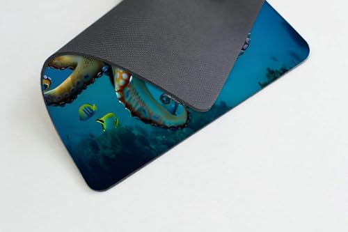 Square Mouse Pad Jellyfish,Gaming Mouse Pads for Desk,Soft Computer Waterproof Non-Slip Mouse Mat - color: Jellyfish