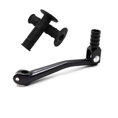 PRO BAT 11mm/0.44'' Dirt Bike Gear Shifter with Universal 7/8" Dirt Bike Motorcycle Hand Grips for 110cc 125cc 150cc 200cc 250cc Quad Dirt Pit Bike ATV Buggy Black - color: Black