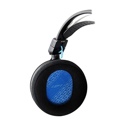 Audio-Technica ATH-GDL3BK Open-Back Wired Gaming Headset - Black/Blue with an Additional 1 Year Extended Amber Protection (2022)