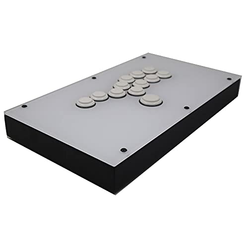 FightBox RAC-J800B-PC-W All Buttons Leverless-Style Arcade Joystick Fight Stick Game Controller For PC Sanwa OBSF-24 30