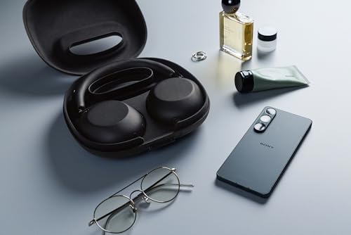 Sony 1000X THE COLLEXION Wireless Noise Cancelling Headphones, Black | Luxury Comfort with Curated Materials, HD NC Processor QN3, 12 Microphones, Mastered by Engineers, Up to 24 Hrs of Battery - color: Black