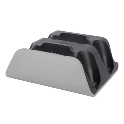Edge Controller Charging Station, Dual Game Console Charger Dock with Storage Stand & USB Cable, Gray Black Charging Dock for Xbox Series X S - color: Gray Black