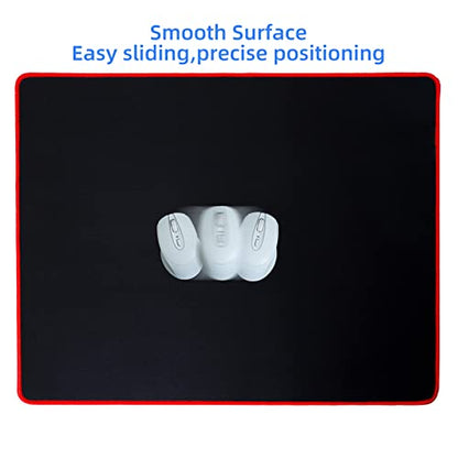Wolaile Large Computer Mouse Pad for Desk-White Stitched Edge-50x17 inches - color: White, size: 50"x17"