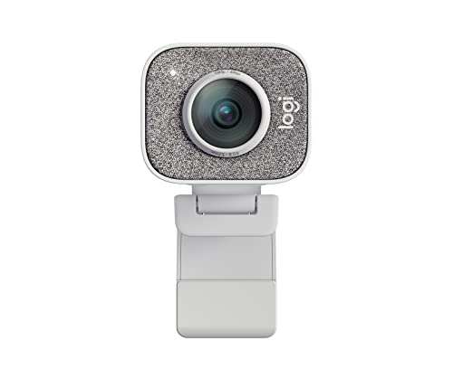 Logitech StreamCam - Webcam for Live Streaming on YouTube and Twitch, Full HD 1080p at 60fps, USB-C Connection, Facial Tracking, Autofocus, Vertical Videos, Light Grey | Full HD 1080p at 60fps, USB-C Connection, Facial Tracking, Autofocus, Vertical Videos