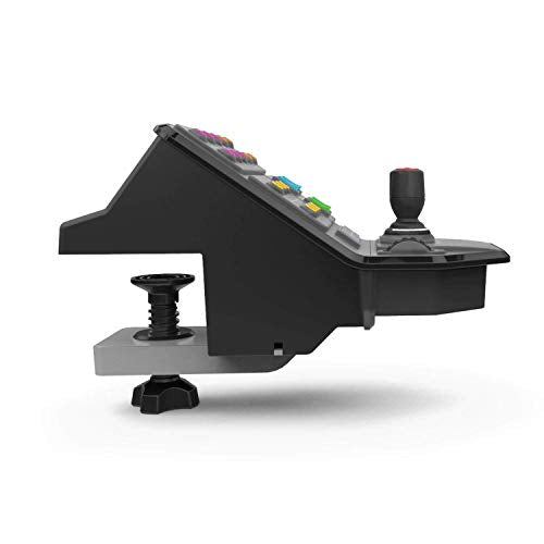 Logitech G Farm Sim Vehicle Side Panel for Simulation 2025 | Front loader stick, 25+ programmable buttons, cruise control dial, durable desk clamp, wired USB connection - style: Side Panel