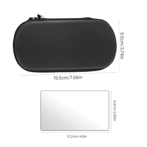 BAIMOQI Game Console Organizers Bag & Tempered Glass Screen Protector AntiScratch Clear Protector Film