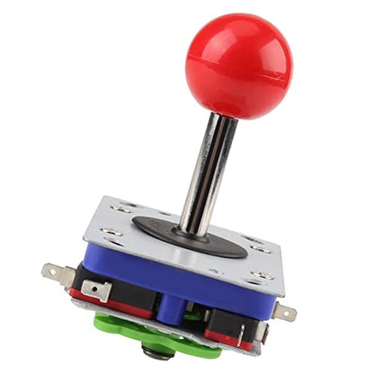 Joystick - 2/4/8 Way Classic Game Joystick with Adjustable Ball and Long Handle for Competition Style Gaming