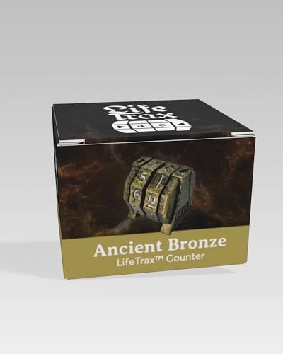 NERD GEAR LifeTrax - MTG Life Counter - Essential MTG Accessories for Magic The Gathering Commander Players - Durable, Sleek, and Professionally Made for TCG, DND, RPGs, and MTG (Ancient Bronze) - color: Ancient Bronze