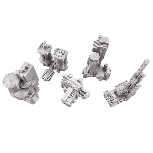 6mm Sci-Fi Cityscape Bundle 1 - Tabletop Terrain for Miniatures Games Such as Epic Battletech Adeptus Titanicus (Bundle 1) - size: Bundle 1 without Hexes
