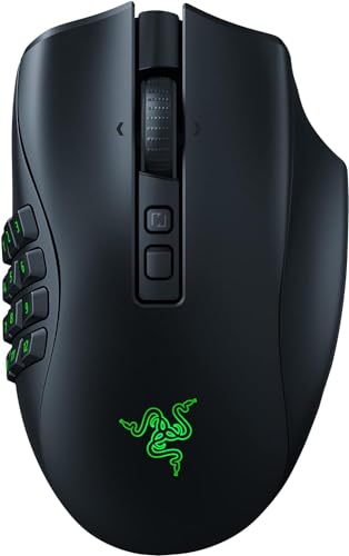 Razer Naga V2 Pro Mouse Right-Hand Rf Wireless + Bluetooth + USB, W128281627 (Rf Wireless + Bluetooth + USB Type-C Optical 30000 Dpi) - style: Naga V2 Pro