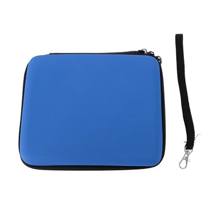 LUCKDANO Carrying Case for 2DS - Protective Hard Shell with 8 Game Card Holders - Compatible with 2DS Console Accessories Shockproof & Travel Case Portable Pouch with Wrist (#14) - color: Blue