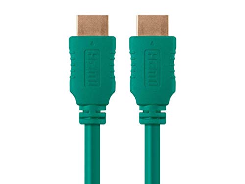 Monoprice 4K High Speed HDMI Cable - HDMI 2.0, 4K@60Hz, HDR, HDR10, Dolby Vision, 18Gbps, YUV 4:4:4, 28AWG, With Ferrite Cores, 1.5 Feet, Black