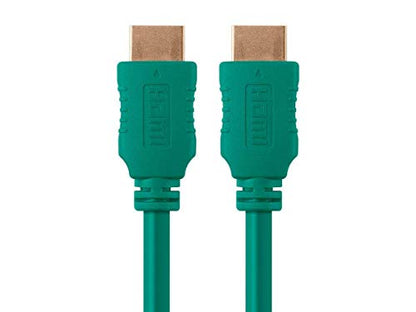 Monoprice 4K High Speed HDMI Cable - HDMI 2.0, 4K@60Hz, HDR, HDR10, Dolby Vision, 18Gbps, YUV 4:4:4, 28AWG, With Ferrite Cores, 1.5 Feet, Black