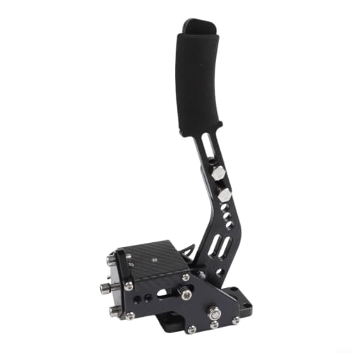 USB Racing Handbrake for PC for windows, Hall Sensor for drift Handbrake Compatible with for logitech G27 G29 G920 T500 Steering Wheels, Aluminum Alloy, Black Adjustable Tension Sim for drift(Black) - size: Black