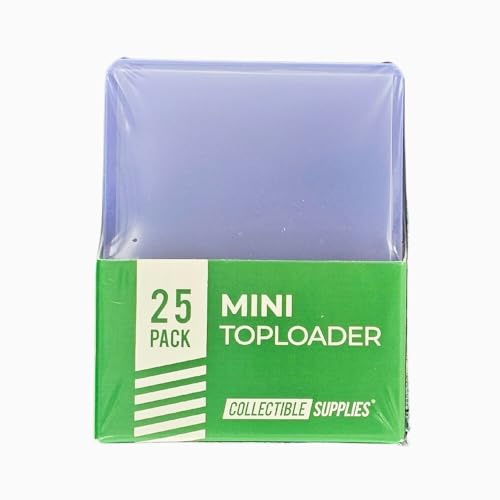 Mini Toploaders for Cards or Stickers 2 3/8" x 3 1/4" - 25 Pack Top Loaders 35pt. (25 pack)