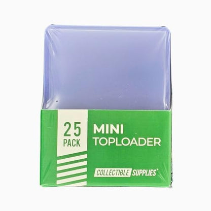 Mini Toploaders for Cards or Stickers 2 3/8" x 3 1/4" - 25 Pack Top Loaders 35pt. (25 pack)