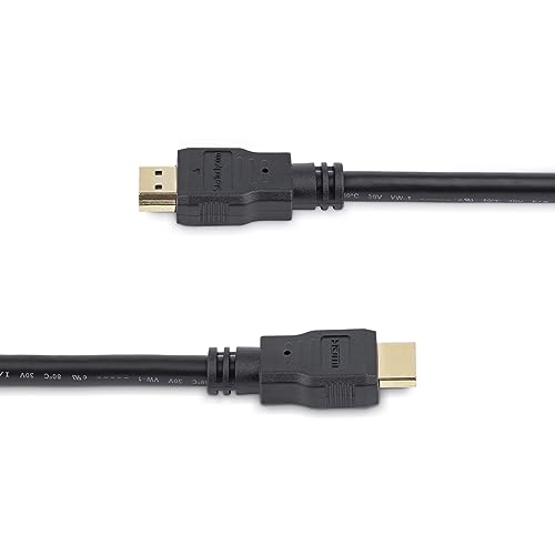 StarTech.com 3m (10ft) HDMI Cable - 4K High Speed HDMI Cable with Ethernet - UHD 4K 30Hz Video - HDMI 1.4 Cable - Ultra HD HDMI Monitors, Projectors, TVs & Displays - Black HDMI Cord - M/M (HDMM3M) - size: 3 meter