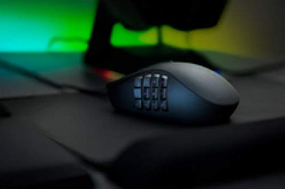 Razer Naga Trinity Gaming Mouse: 16,000 DPI Optical Sensor - Chroma RGB Lighting - Interchangeable Side Plate w/ 2, 7, 12 Button Configurations - Mechanical Switches - style: Naga Trinity