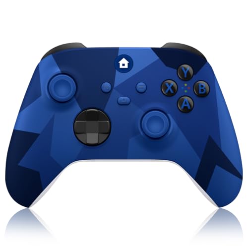 Xbox One Controller,Xbox Controller Wireless for Xbox One, Xbox Series X/S | Wireless Controller with 3.5mm Audio Jack,with 2.4GHz Wireless Adapter,Camo Blue - color: Blue
