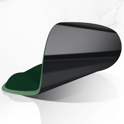 ITNRSIIET Ergonomic Mouse Pad with Wider Memory Foam Wrist Rest +17% - Curved Cushion Reduces Pressure 20%, Pain Relief, Non-Slip, Smooth, Cute Colors, 9.85 x 9 in, Deep Green Gradient - color: Deep Green Gradient