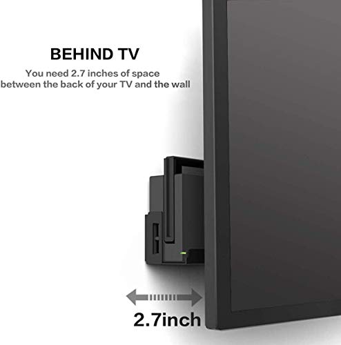 Wall Mount for Switch1/OLED, Near Or Behind TV,Save Space，Quick Heat Dissipation, Easy to Install,Not Fit for Switch2