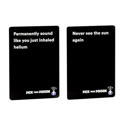 Pick Your Poison Family Edition – Funny “Would You Rather” Party Game for Kids, Teens & Adults | Hilarious Family Card Game for Game Night, Sleepovers & Parties | Great Gift for Families and Friends