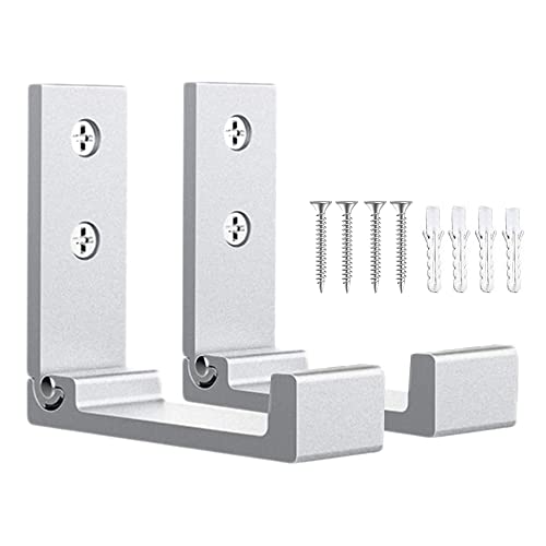 OHIYO Folding Wall Hooks 2PCS Foldable Hooks Bearing Load 33lb/15kg Wall Mounted Heavy Duty No Rust Aluminum Alloy Folding Coat Hooks for Hanging Coat & Bags & Hat & Backpack (Silver) - color: Silver-2 Pack