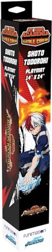 My Hero Academia Collectible Card Game Series 2 Crimson Rampage Shoto Todoroki PLAYMAT | 24' by 14' Rubber Game Mat | Ages 14+ | 2 Players | Average Playtime 20-30 Minutes | Made by Jasco Games
