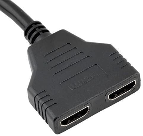 Master Cables 양방향 HDMI 스플리터 | 1080P HDMI 수 - 듀얼 암 1-2 어댑터 케이블 | 두 장치에서 동일한 프로그램 시청 | HDTV, 모니터 및 프로젝터용