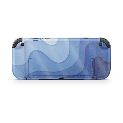 Glossy Glitter Gaming Skin Compatible with Nintendo Switch 2 Console Only - Papercraft Blue - Premium 3M Vinyl Protective Wrap Decal Cover - Easy to Apply | Crafted in The USA by MightySkins - color: Papercraft Blue, size: Switch 2 Console Skin Only, styl