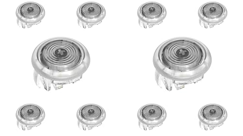(10PCS BLACK) 24mm punk arcade workshop Mechanical Buttons Kit with Cherry MX Speed silver switches replacement for Fighting Stick Controller Mixbox