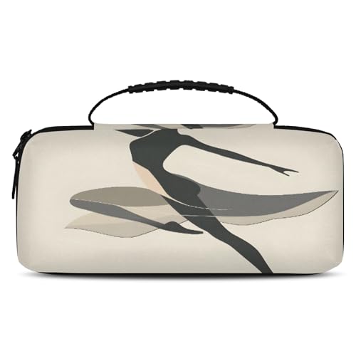 Adornori Ballerina Carry Case Compatible with Nintendo Switch 2, with 20 Games Cartridges, Dance Ballet Portable Travel Carrying Case Pouch for Accessories & Games - color: Multicolor 17