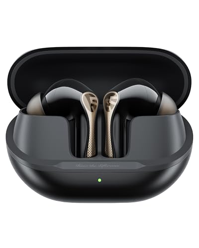 SoundPEATS Air5 Pro+ Wireless Earbuds, LDAC & aptX Lossless, xMEMS Warm Treble Hi-Res Audio, Hybrid Driver Earbuds with 10mm Composite Speaker, 55dB AI Adaptive ANC, Bluetooth 5.4, Weightless Comfort