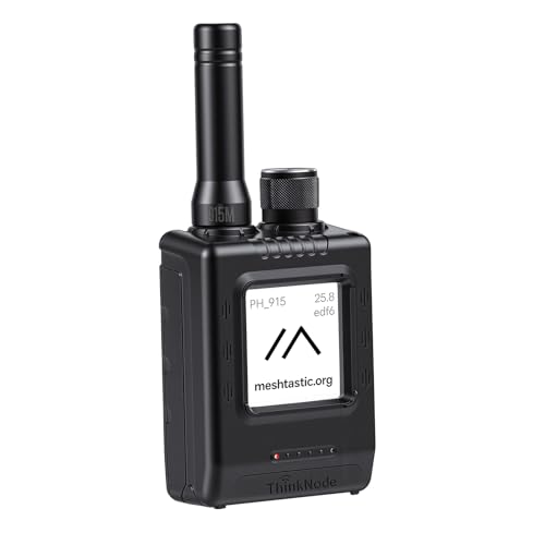 Meshtastic Device with GPS and nRF52840: ThinkNode M1 LoRa Meshtastic Transceiver with 1.54" EPD Screen and Protective Case, SX1262 Wireless Module, 1200mAh Rechargeable Battery (915MHz)