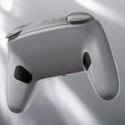 eXtremeRate Bottom Shell for Nintendo Switch 2 Pro, New Hope Gray | Custom DIY Rear Back Plate Housing Replacement Cover Case for Nintendo Switch 2 Pro Controller - color: New Hope Gray