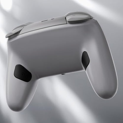 eXtremeRate Bottom Shell for Nintendo Switch 2 Pro, New Hope Gray | Custom DIY Rear Back Plate Housing Replacement Cover Case for Nintendo Switch 2 Pro Controller - color: New Hope Gray